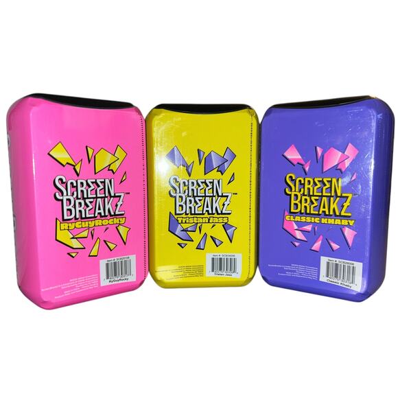 ScreenBreakZ Set of 3 Khaby Lame, Tristan Jass, Ryguy Rocky NEW - Picture 2 of 2